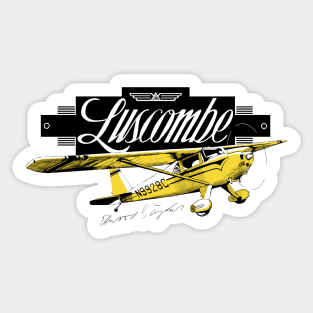 Luscombe Silvaire Sticker